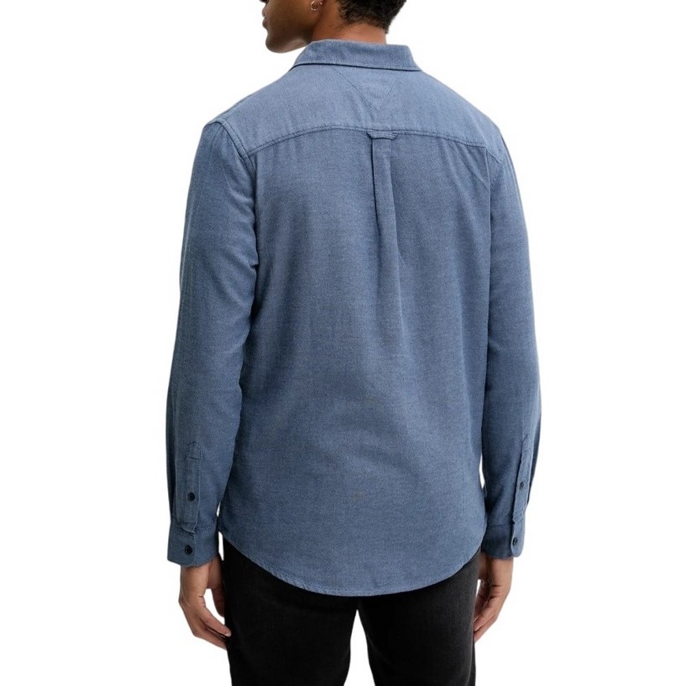 TOMMY JEANS REG FLANNEL SHIRT EXT ΠΟΥΚΑΜΙΣΟ ΑΝΔΡΙΚΟ NAVY
