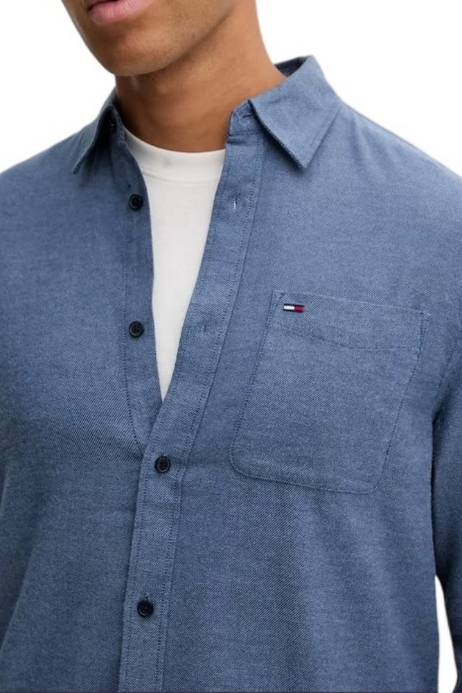 TOMMY JEANS REG FLANNEL SHIRT EXT ΠΟΥΚΑΜΙΣΟ ΑΝΔΡΙΚΟ NAVY