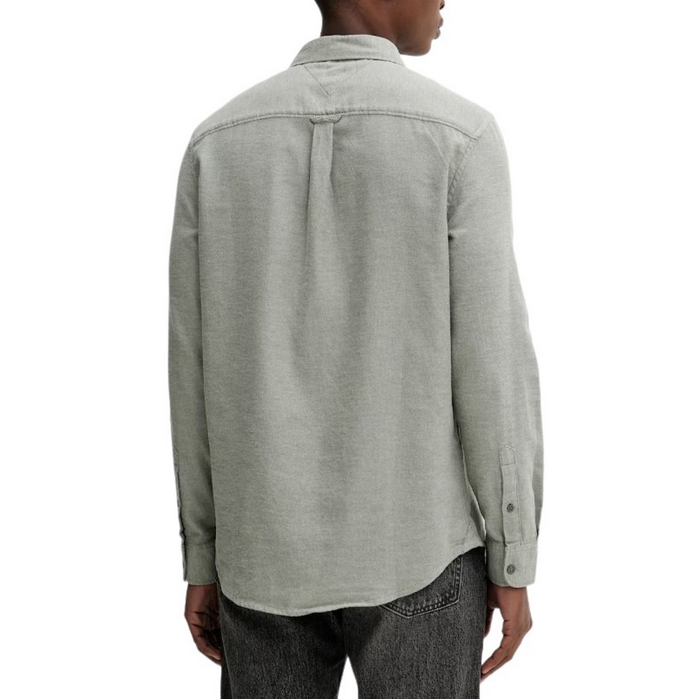 TOMMY JEANS REG FLANNEL SHIRT EXT ΠΟΥΚΑΜΙΣΟ ΑΝΔΡΙΚΟ GREEN