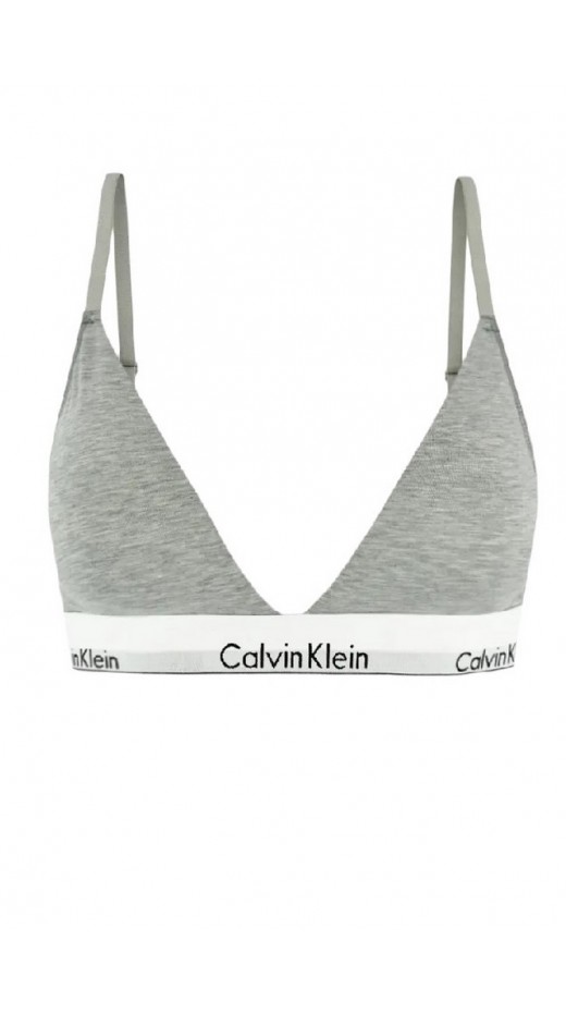 CALVIN KLEIN LIGHTLY LINED TRIANGLE ΕΣΩΡΟΥΧΟ ΓΥΝΑΙΚΕΙΟ GREY