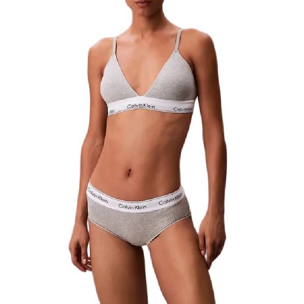 CALVIN KLEIN LIGHTLY LINED TRIANGLE ΕΣΩΡΟΥΧΟ ΓΥΝΑΙΚΕΙΟ GREY