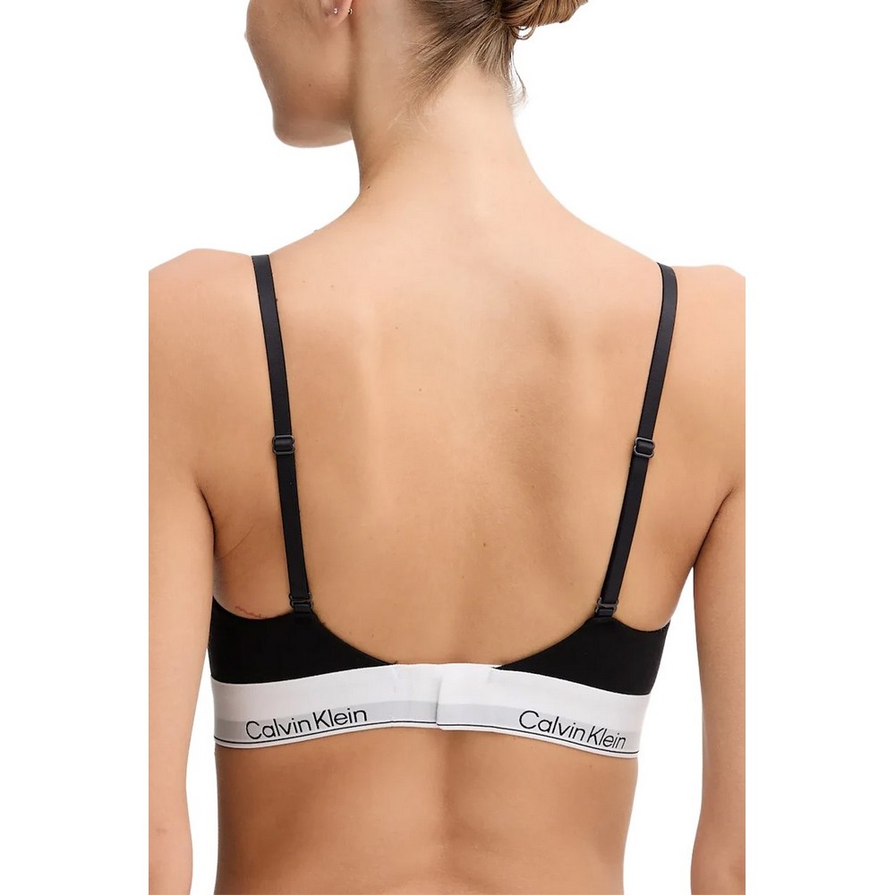 CALVIN KLEIN LIGHTLY LINED TRIANGLE ΕΣΩΡΟΥΧΟ ΓΥΝΑΙΚΕΙΟ BLACK