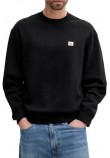 CALVIN KLEIN JEANS LS EU BADGE 350TERRY CN SWEATSHIRT ΦΟΥΤΕΡ ΜΠΛΟΥΖΑ ΑΝΔΡΙΚΗ BLACK