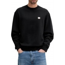 CALVIN KLEIN JEANS LS EU BADGE 350TERRY CN SWEATSHIRT ΦΟΥΤΕΡ ΜΠΛΟΥΖΑ ΑΝΔΡΙΚΗ BLACK