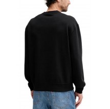 CALVIN KLEIN JEANS LS EU BADGE 350TERRY CN SWEATSHIRT ΦΟΥΤΕΡ ΜΠΛΟΥΖΑ ΑΝΔΡΙΚΗ BLACK