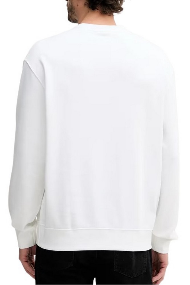 CALVIN KLEIN JEANS LS EU BADGE 350TERRY CN SWTSHRT ΦΟΥΤΕΡ ΜΠΛΟΥΖΑ ΑΝΔΡΙΚΗ BRIGHT WHITE