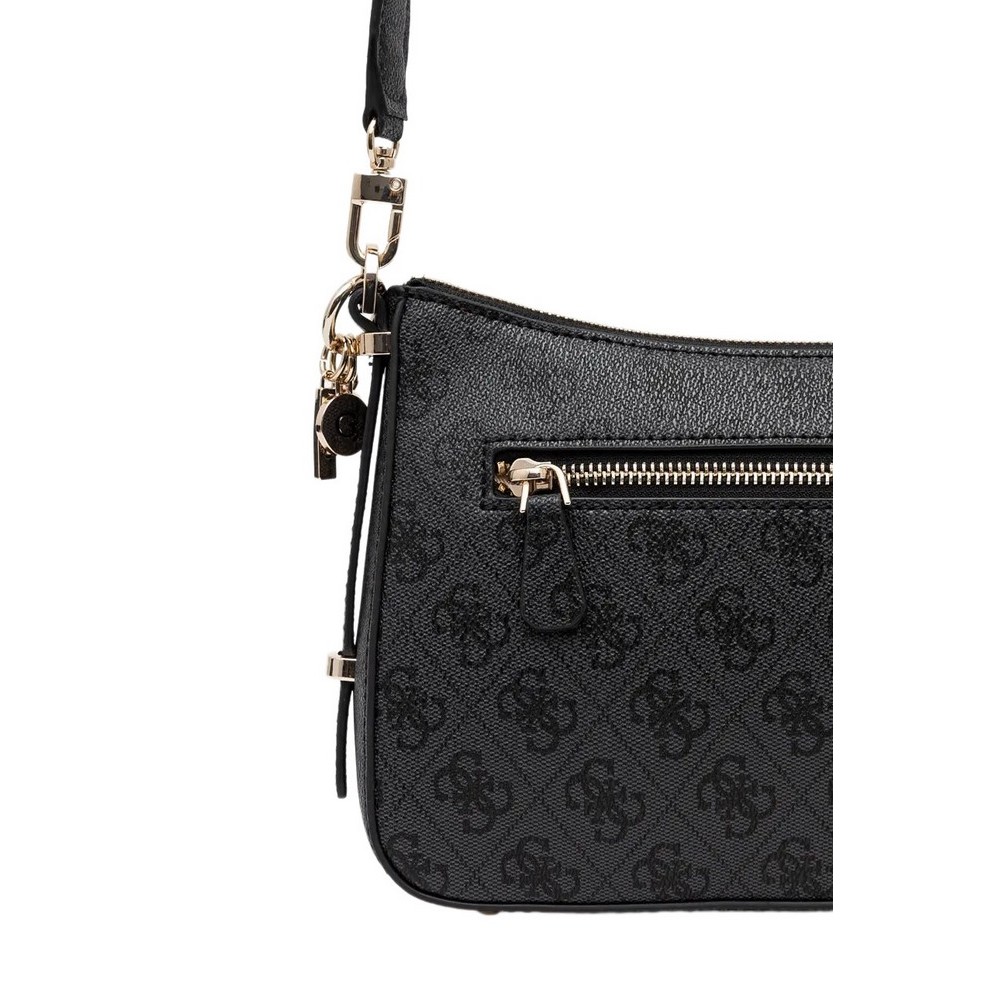 GUESS ECO ERICA TOP ZIP SHOULDER BAG ΤΣΑΝΤΑ ΓΥΝΑΙΚΕΙΑ GREY