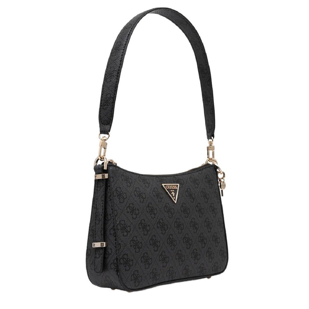 GUESS ECO ERICA TOP ZIP SHOULDER BAG ΤΣΑΝΤΑ ΓΥΝΑΙΚΕΙΑ GREY