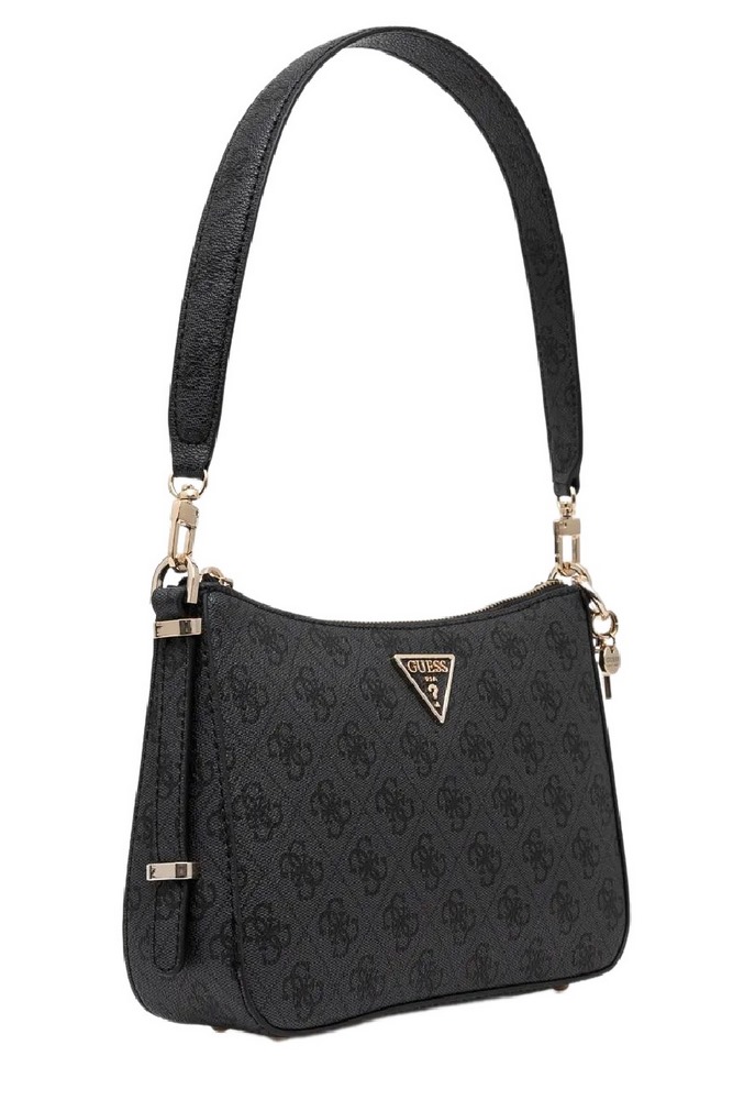 GUESS ECO ERICA TOP ZIP SHOULDER BAG ΤΣΑΝΤΑ ΓΥΝΑΙΚΕΙΑ GREY