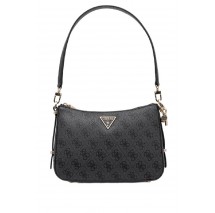 GUESS ECO ERICA TOP ZIP SHOULDER BAG ΤΣΑΝΤΑ ΓΥΝΑΙΚΕΙΑ GREY