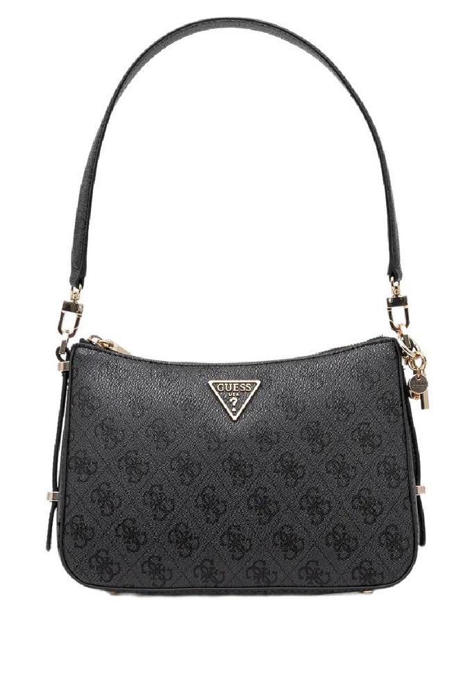GUESS ECO ERICA TOP ZIP SHOULDER BAG ΤΣΑΝΤΑ ΓΥΝΑΙΚΕΙΑ GREY