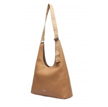 CALVIN KLEIN WEBBING ADJ STRAP LARGE SHOULDER ΤΣΑΝΤΑ ΓΥΝΑΙΚΕΙΑ BEIGE