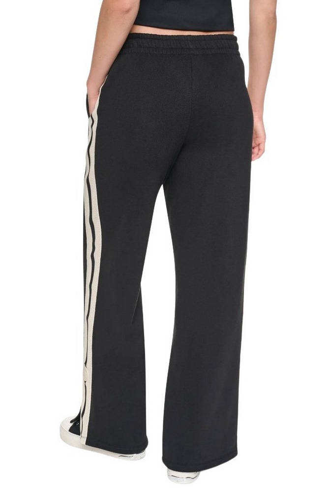 DKNY HIGH RISE STRAIGHT LEG TRACK PANT ΠΑΝΤΕΛΟΝΙ ΦΟΡΜΑ ΓΥΝΑΙΚΕΙΟ BLACK