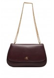 CALVIN KLEIN CONVERTIBLE CHAIN MEDIUM BAG  ΤΣΑΝΤΑ ΓΥΝΑΙΚΕΙΑ WINE