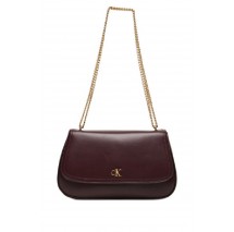 CALVIN KLEIN CONVERTIBLE CHAIN MEDIUM BAG  ΤΣΑΝΤΑ ΓΥΝΑΙΚΕΙΑ WINE