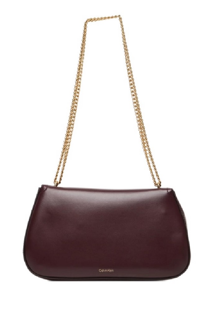 CALVIN KLEIN CONVERTIBLE CHAIN MEDIUM BAG  ΤΣΑΝΤΑ ΓΥΝΑΙΚΕΙΑ WINE