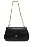 CALVIN KLEIN CONVERTIBLE CHAIN MEDIUM BAG  ΤΣΑΝΤΑ ΓΥΝΑΙΚΕΙΑ BLACK