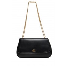 CALVIN KLEIN CONVERTIBLE CHAIN MEDIUM BAG  ΤΣΑΝΤΑ ΓΥΝΑΙΚΕΙΑ BLACK
