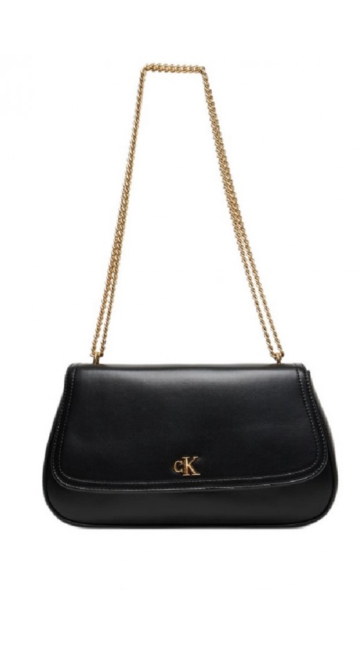 CALVIN KLEIN CONVERTIBLE CHAIN MEDIUM BAG  ΤΣΑΝΤΑ ΓΥΝΑΙΚΕΙΑ BLACK