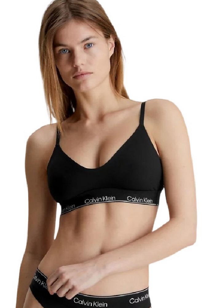 CALVIN KLEIN JEANS UNLINED TRIANGLE ΕΣΩΡΟΥΧΟ ΓΥΝΑΙΚΕΙΟ BLACK