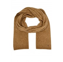 TOMMY HILFIGER FLAG FLUFFY SCARF ΚΑΣΚΟΛ ΓΥΝΑΙΚΕΙΟ BROWN