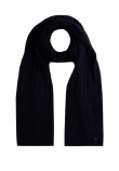 TOMMY HILFIGER FLAG FLUFFY SCARF ΚΑΣΚΟΛ ΓΥΝΑΙΚΕΙΟ BLACK