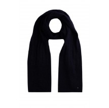 TOMMY HILFIGER FLAG FLUFFY SCARF ΚΑΣΚΟΛ ΓΥΝΑΙΚΕΙΟ BLACK