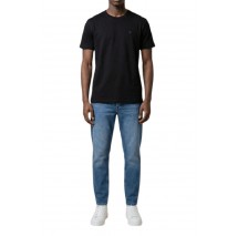 TOMMY JEANS REG SFLAG T-SHIRT ΜΠΛΟΥΖΑ ΑΝΔΡΙΚΗ BLACK