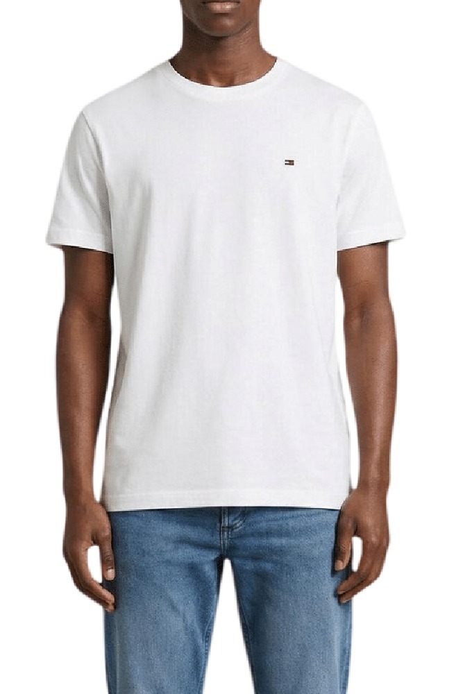 TOMMY JEANS REG SFLAG T-SHIRT ΜΠΛΟΥΖΑ ΑΝΔΡΙΚΗ ECRU