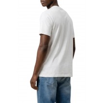 TOMMY JEANS REG SFLAG T-SHIRT ΜΠΛΟΥΖΑ ΑΝΔΡΙΚΗ ECRU