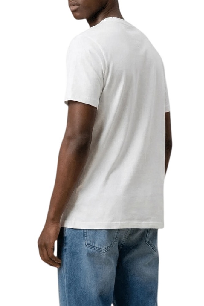 TOMMY JEANS REG SFLAG T-SHIRT ΜΠΛΟΥΖΑ ΑΝΔΡΙΚΗ ECRU