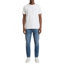TOMMY JEANS REG SFLAG T-SHIRT ΜΠΛΟΥΖΑ ΑΝΔΡΙΚΗ ECRU