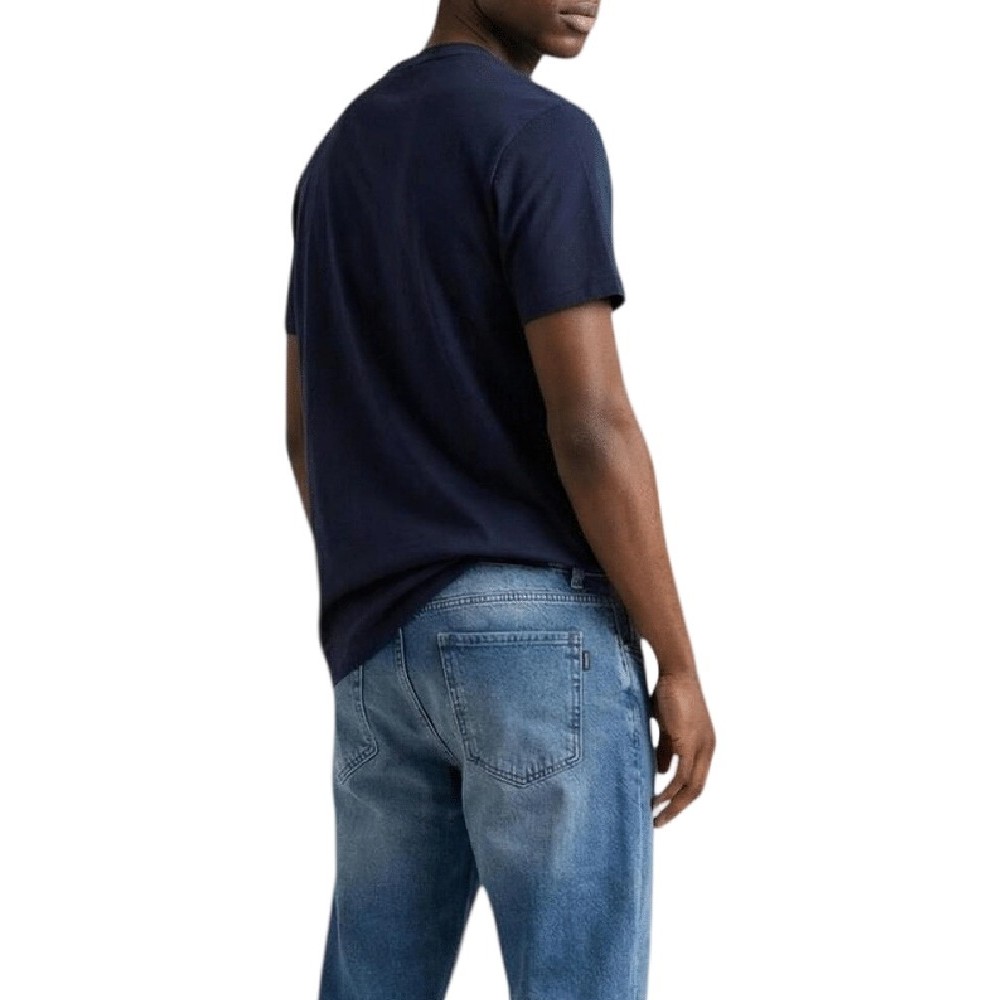 TOMMY JEANS REG SFLAG T-SHIRT ΜΠΛΟΥΖΑ ΑΝΔΡΙΚΗ NAVY