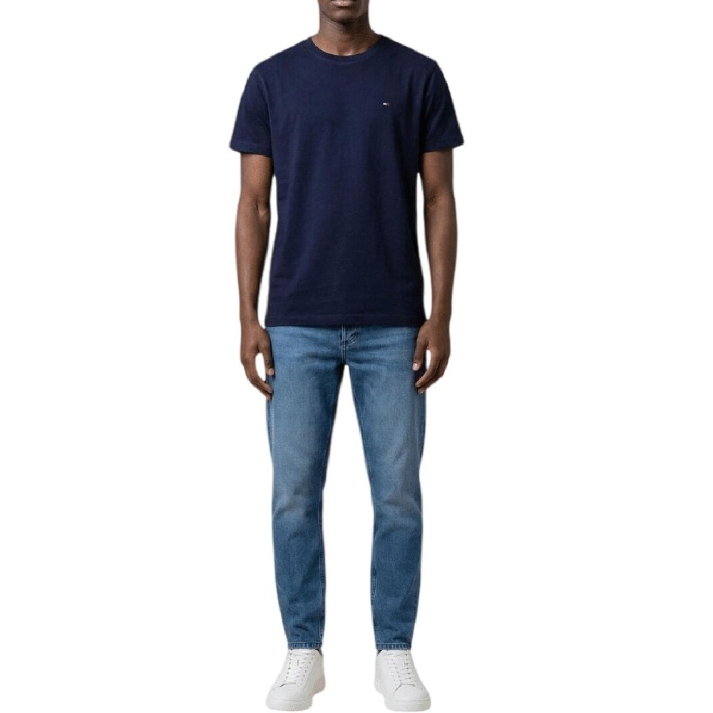TOMMY JEANS REG SFLAG T-SHIRT ΜΠΛΟΥΖΑ ΑΝΔΡΙΚΗ NAVY