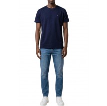 TOMMY JEANS REG SFLAG T-SHIRT ΜΠΛΟΥΖΑ ΑΝΔΡΙΚΗ NAVY