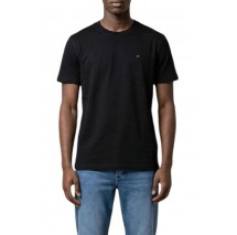 TOMMY JEANS REG SFLAG T-SHIRT ΜΠΛΟΥΖΑ ΑΝΔΡΙΚΗ BLACK