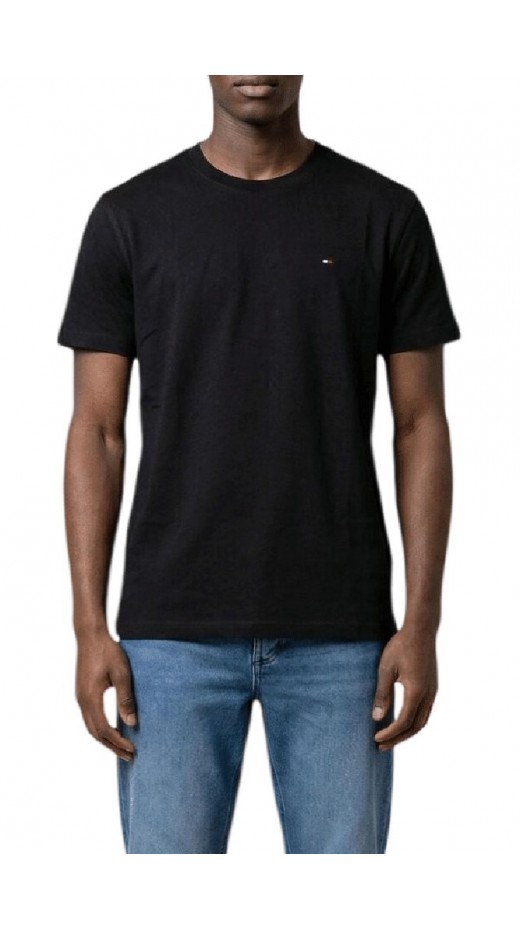 TOMMY JEANS REG SFLAG T-SHIRT ΜΠΛΟΥΖΑ ΑΝΔΡΙΚΗ BLACK
