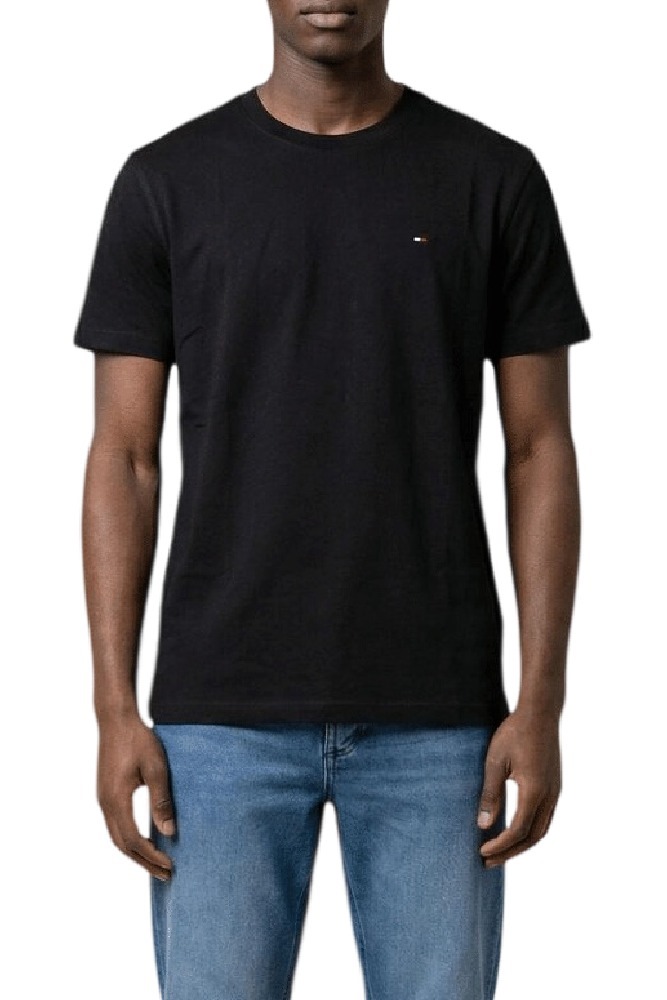 TOMMY JEANS REG SFLAG T-SHIRT ΜΠΛΟΥΖΑ ΑΝΔΡΙΚΗ BLACK