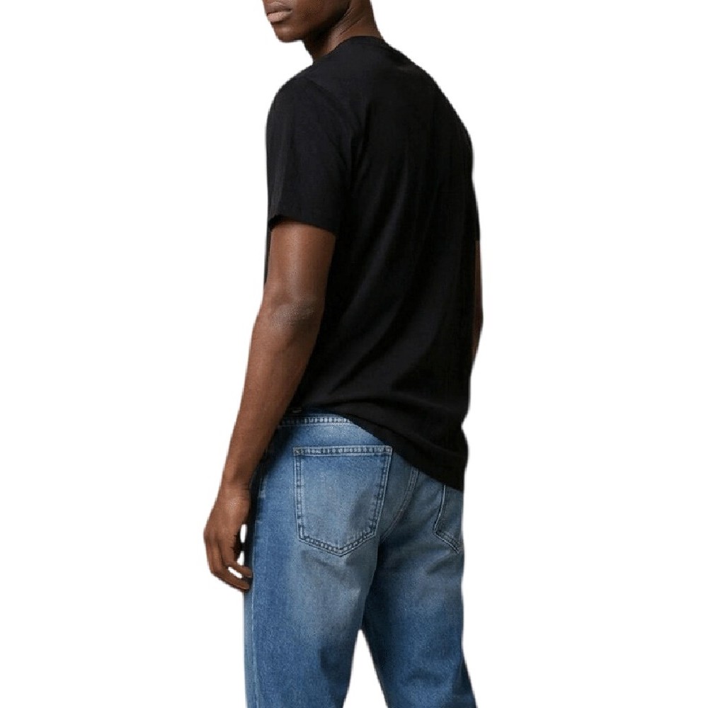 TOMMY JEANS REG SFLAG T-SHIRT ΜΠΛΟΥΖΑ ΑΝΔΡΙΚΗ BLACK