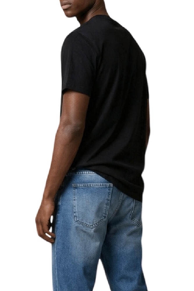 TOMMY JEANS REG SFLAG T-SHIRT ΜΠΛΟΥΖΑ ΑΝΔΡΙΚΗ BLACK