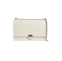CALVIN KLEIN JEANS FORGED LOCK FLAP BAG ΤΣΑΝΤΑ ΓΥΝΑΙΚΕΙΑ OFF WHITE