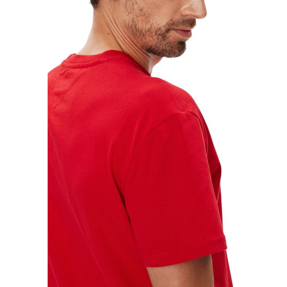 TOMMY JEANS REG TOMMY DNA FLAG TEE T-SHIRT ΜΠΛΟΥΖΑ ΑΝΔΡΙΚΗ RED