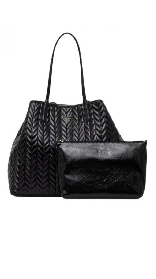 GUESS CHERYL LARGE 2 IN 1 TOTE ΤΣΑΝΤΑ ΓΥΝΑΙΚΕΙΑ BLACK