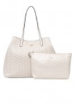 GUESS CHERYL LARGE 2 IN 1 TOTE ΤΣΑΝΤΑ ΓΥΝΑΙΚΕΙΑ STONE