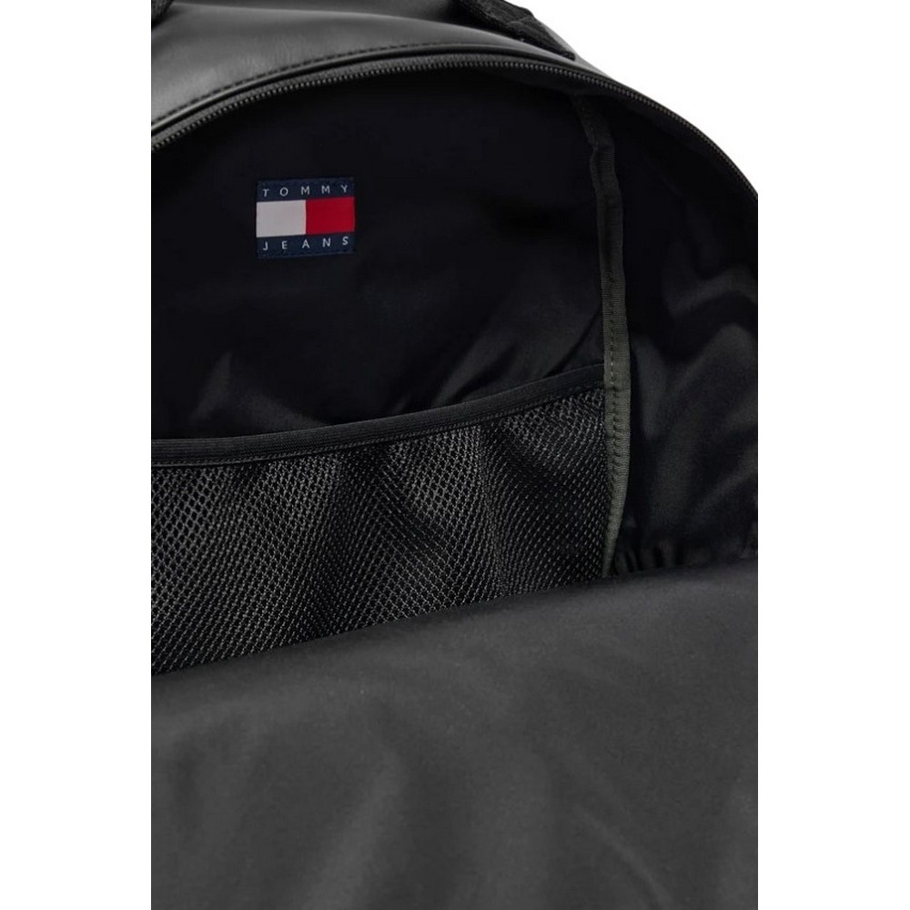 TOMMY JEANS  ESS DAILY PU DOME BACKPACK ΤΣΑΝΤΑ ΑΝΔΡΙΚΗ BLACK