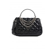 GUESS GIULLY II TOP HANDLE FLAP ΤΣΑΝΤΑ ΓΥΝΑΙΚΕΙΑ BLACK