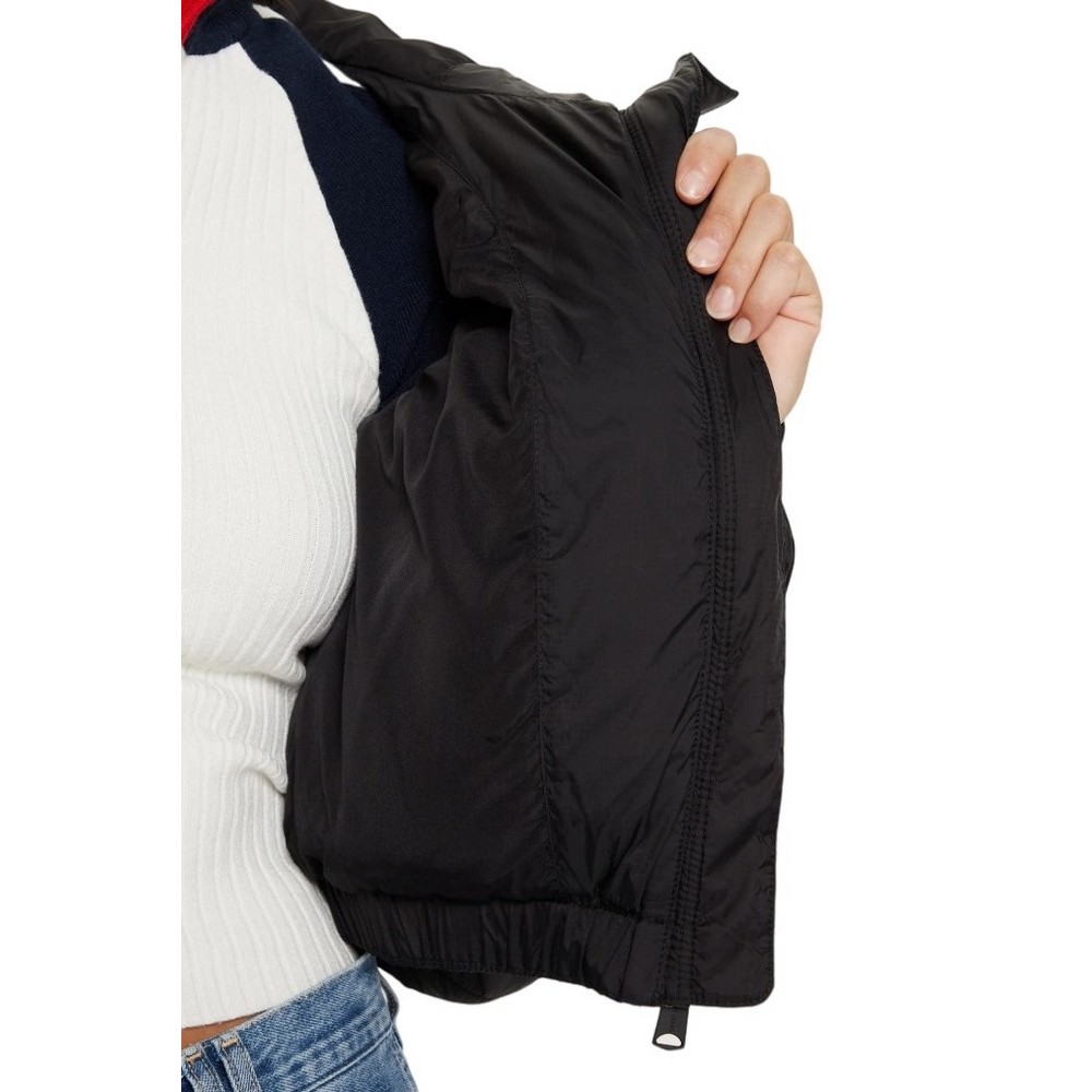 TOMMY JEANS  CRP HOODED PUFFER ΜΠΟΥΦΑΝ ΓΥΝΑΙΚΕΙΟ BLACK