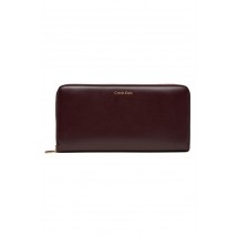CALVIN KLEIN  PULLER LARGE ZIP AROUND ΠΟΡΤΟΦΟΛΙ ΓΥΝΑΙΚΕΙΟ WINE