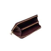 CALVIN KLEIN  PULLER LARGE ZIP AROUND ΠΟΡΤΟΦΟΛΙ ΓΥΝΑΙΚΕΙΟ WINE