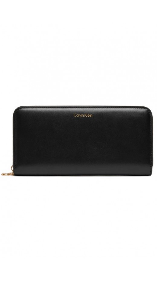 CALVIN KLEIN  PULLER LARGE ZIP AROUND ΠΟΡΤΟΦΟΛΙ ΓΥΝΑΙΚΕΙΟ BLACK